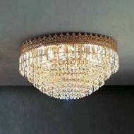 Потолочный светильник Beby Group Empire 1700/6/PL Bronze Brushed CUT CRYSTAL Потолочный светильник Beby Group Empire 1700/6/PL Bronze Brushed CUT CRYSTAL