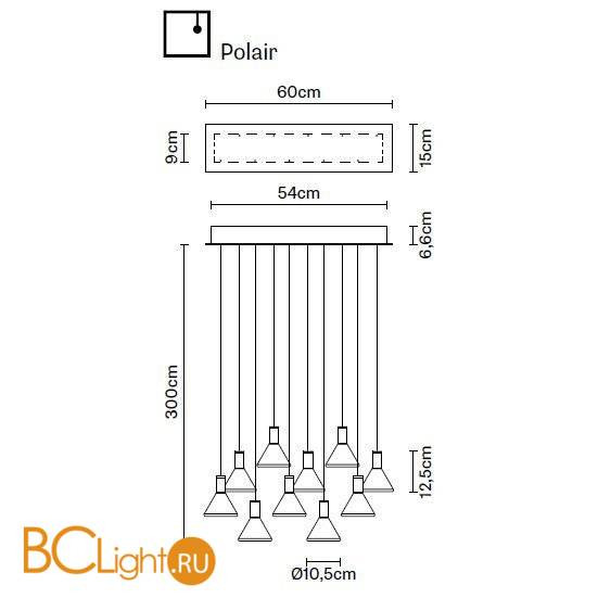 Подвесной светильник Fabbian Polair F32 A48 00 Подвесной светильник Fabbian Polair F32 A48 00
