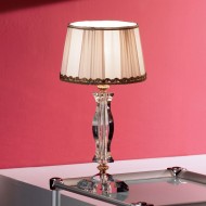 Настольная лампа Euroluce Midha Alicante LP1 Gold Clear Настольная лампа Euroluce Midha Alicante LP1 Gold Clear