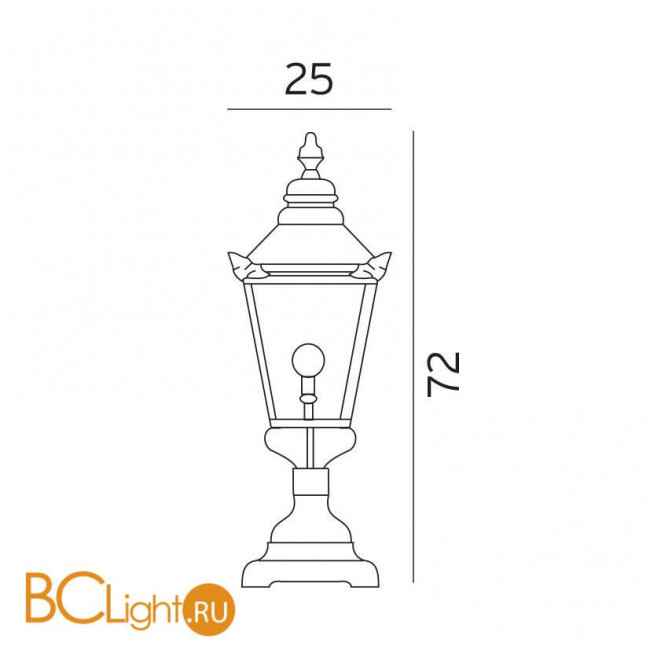 Садово-парковый фонарь Norlys Chelsea 956CO