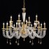 Люстра Euroluce Museum L8+4+4 Satin gold Clear Люстра Euroluce Museum L8+4+4 Satin gold Clear