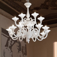 Потолочная люстра Sylcom Dolfin 1382/12+6 K BL.CR Потолочная люстра Sylcom Dolfin 1382/12+6 K BL.CR