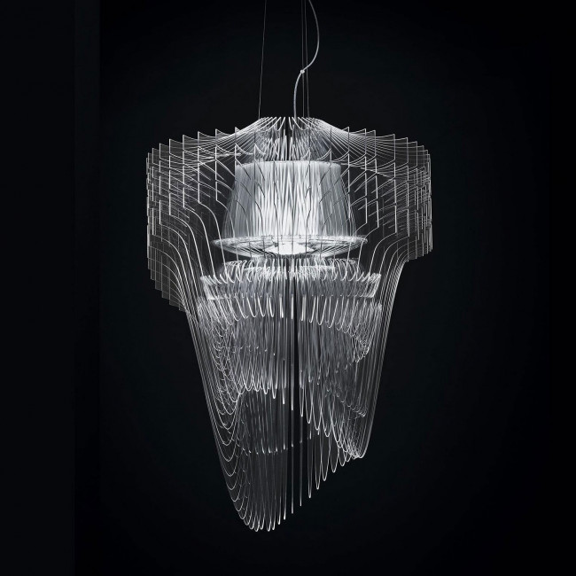 Подвесной светильник Slamp Aria SUSPENSION S TRANSP ARI84SOS0001T_000 Подвесной светильник Slamp Aria SUSPENSION S TRANSP ARI84SOS0001T_000