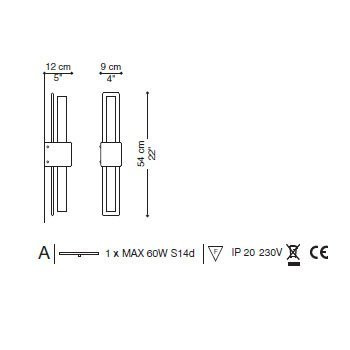 Настенный светильник La Murrina Excalibur A YY-3L Настенный светильник La Murrina Excalibur A YY-3L