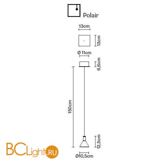 Подвесной светильник Fabbian Polair F32 A46 00 Подвесной светильник Fabbian Polair F32 A46 00