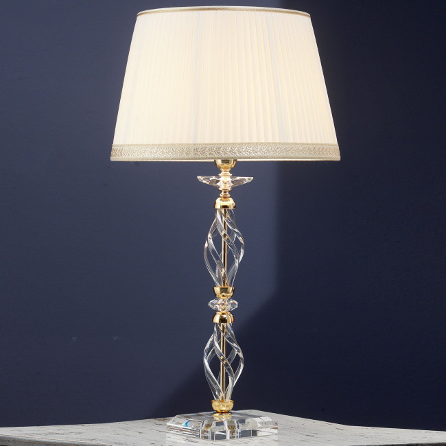 Настольная лампа Euroluce Alicante LG1 gold Clear shade Настольная лампа Euroluce Alicante LG1 gold Clear shade