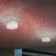 Потолочный светильник Masiero Cubo PL/SQUARE/MEDIUM 20 G04 TR CUT CRYSTAL