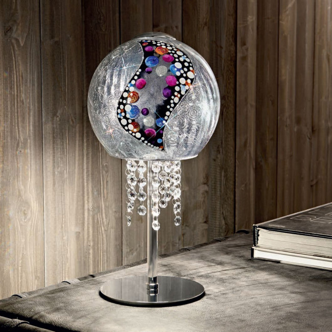 Настольная лампа Kolarz Luna 0392.71.5.Ki.Ag + 0392.SetS.5.ET