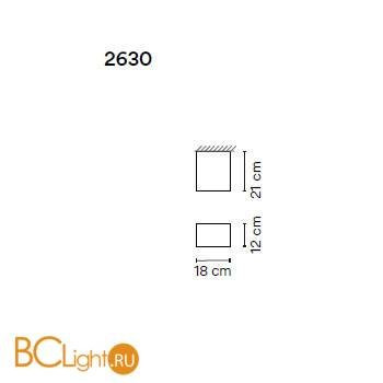 Потолочный светильник Vibia Structural 2630 21 /23 Grey D1