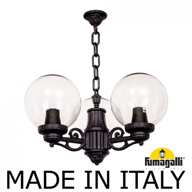 Уличный подвесной светильник Fumagalli Globe 250 G25.120.S30.AXE27 Уличный подвесной светильник Fumagalli Globe 250 G25.120.S30.AXE27