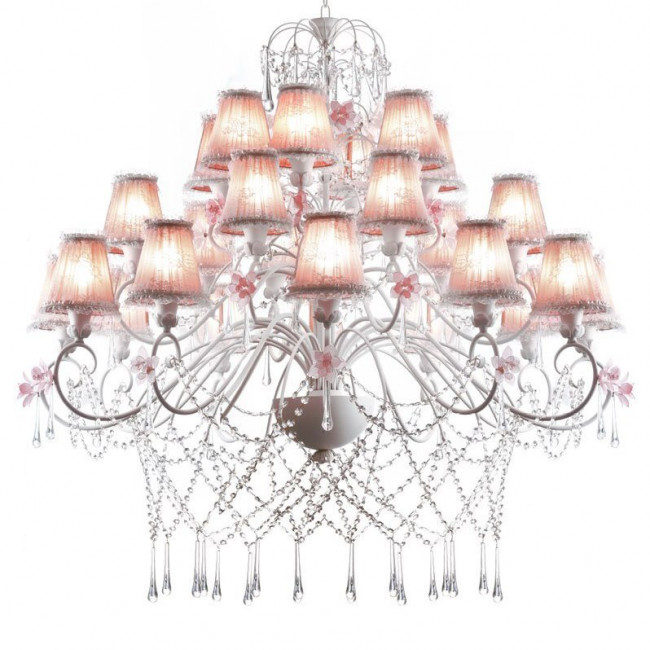 Люстра IlParalume MARINA 4426 1627/CH24/BI/RS Люстра IlParalume MARINA 4426 1627/CH24/BI/RS