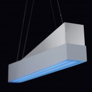 Подвесной светильник Euroluce Horizon 100 Chrome/White Подвесной светильник Euroluce Horizon 100 Chrome/White