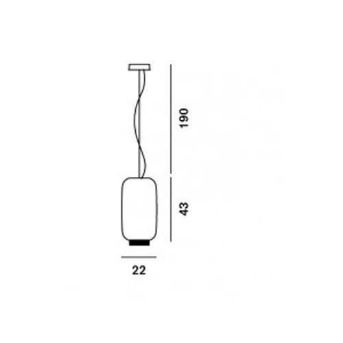 Подвесной светильник Foscarini Chouchin 210072E-04 Подвесной светильник Foscarini Chouchin 210072E-04