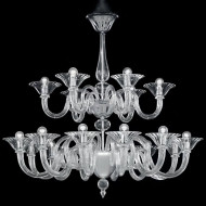 Потолочная люстра Sylcom Dolfin 1382/12+6 K CR Потолочная люстра Sylcom Dolfin 1382/12+6 K CR