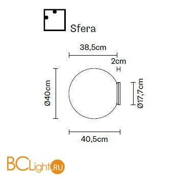 Настенно-потолочный светильник Fabbian Lumi F07 G31 01 Настенно-потолочный светильник Fabbian Lumi F07 G31 01