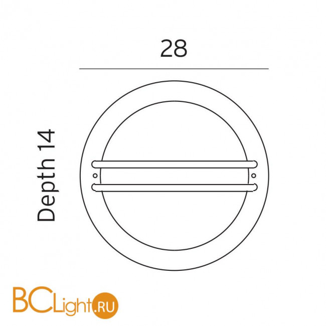 Уличный настенный светильник Norlys Bremen 631GA