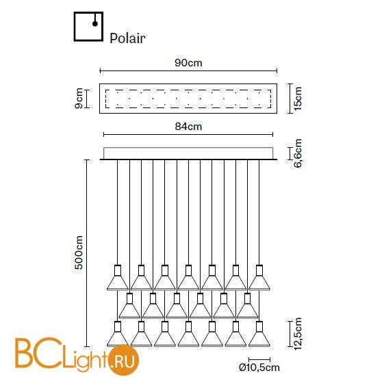 Подвесной светильник Fabbian Polair F32 A49 00 Подвесной светильник Fabbian Polair F32 A49 00