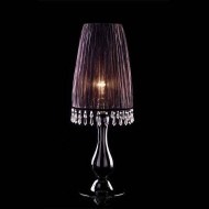 Настольная лампа Beby La Femme 7700L01 Chrome Dark rome 397 Swarovski Almond Настольная лампа Beby La Femme 7700L01 Chrome Dark rome 397 Swarovski Almond