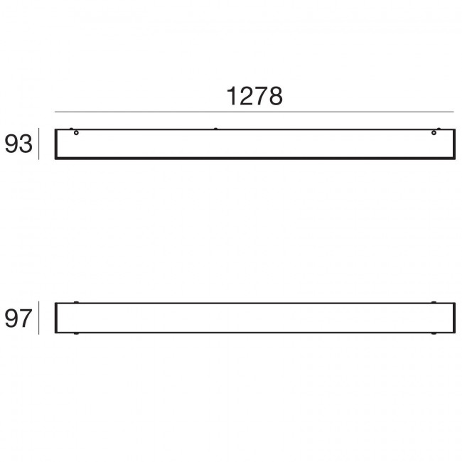 Потолочный светильник Linea Light Glued 90305 Потолочный светильник Linea Light Glued 90305