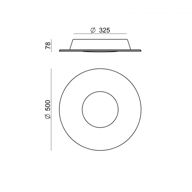 Потолочный светильник Linea Light Square 8512