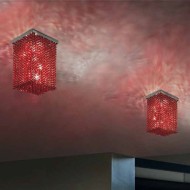 Потолочный светильник Masiero Cubo PL/SQUARE/MEDIUM 40 G04 RE CUT CRYSTAL