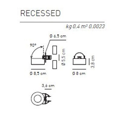 Спот (точечный светильник) Axo Light Favilla E 8 105 4 07 1 3 Спот (точечный светильник) Axo Light Favilla E 8 105 4 07 1 3