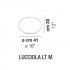 Настольная лампа Vistosi Lucciola LT M E27 BC NI Настольная лампа Vistosi Lucciola LT M E27 BC NI