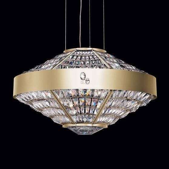 Подвесной светильник Beby Group Stone 5150E01 Satin Gold Cut Almond Transparent Подвесной светильник Beby Group Stone 5150E01 Satin Gold Cut Almond Transparent