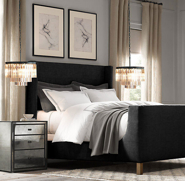 Подвесной светильник DeLight Collection 1920s Odeon KR0387P-6 black/clear Подвесной светильник DeLight Collection 1920s Odeon KR0387P-6 black/clear