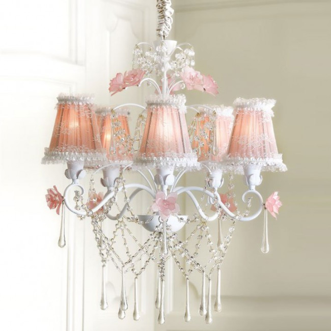 Люстра IlParalume MARINA 4426 1627/CH5/BI/RS Люстра IlParalume MARINA 4426 1627/CH5/BI/RS