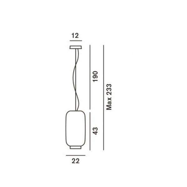 Подвесной светильник Foscarini Chouchin 210072E-40 Подвесной светильник Foscarini Chouchin 210072E-40
