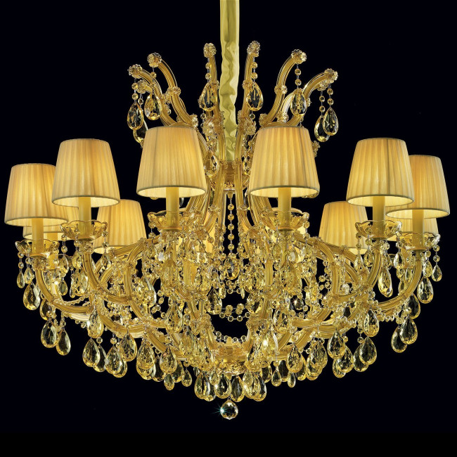 Люстра Masiero Maria Teresa VE 959/12 CG yellow Люстра Masiero Maria Teresa VE 959/12 CG yellow