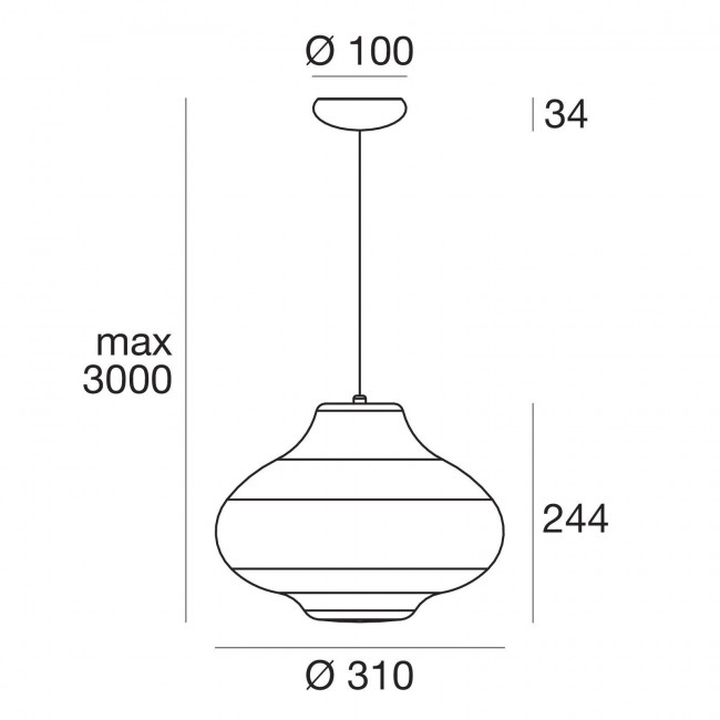 Подвесной светильник Linea Light Sisters 8389