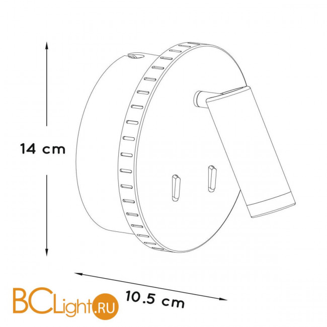 Бра с подсветкой Lucide Bentjer 79201/09/31