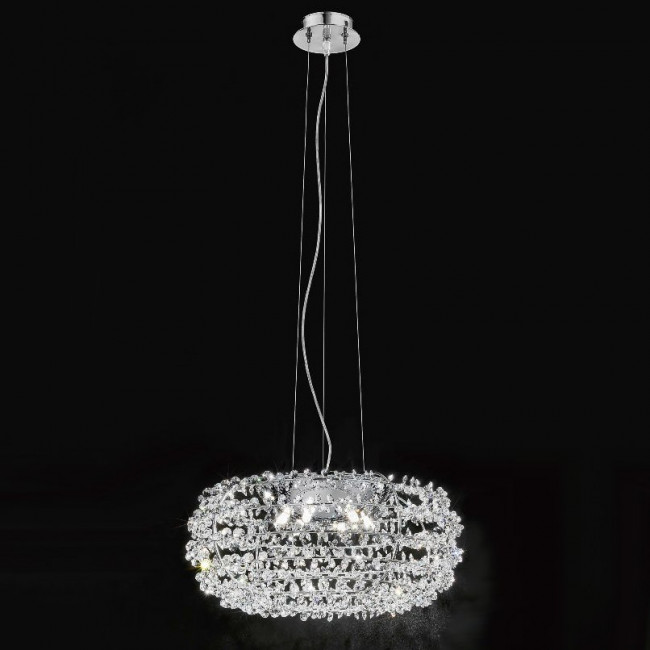 Подвесной светильник Renzo Del Ventisette Shine L 14287/40 SWA DEC. CROMO Подвесной светильник Renzo Del Ventisette Shine L 14287/40 SWA DEC. CROMO