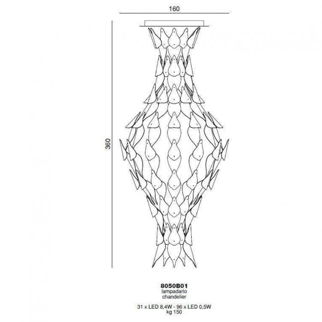 Потолочный светильник Beby Group Hyride 8050B01 Light gold Sapphire Потолочный светильник Beby Group Hyride 8050B01 Light gold Sapphire