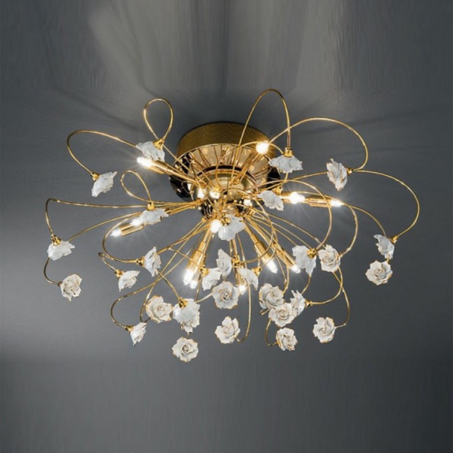 Потолочный светильник Kolarz Twister Rose 1307.112.3.R1R