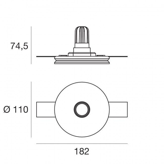 Встраиваемый светильник Linea Light Gypsum Coloring 8820 Встраиваемый светильник Linea Light Gypsum Coloring 8820