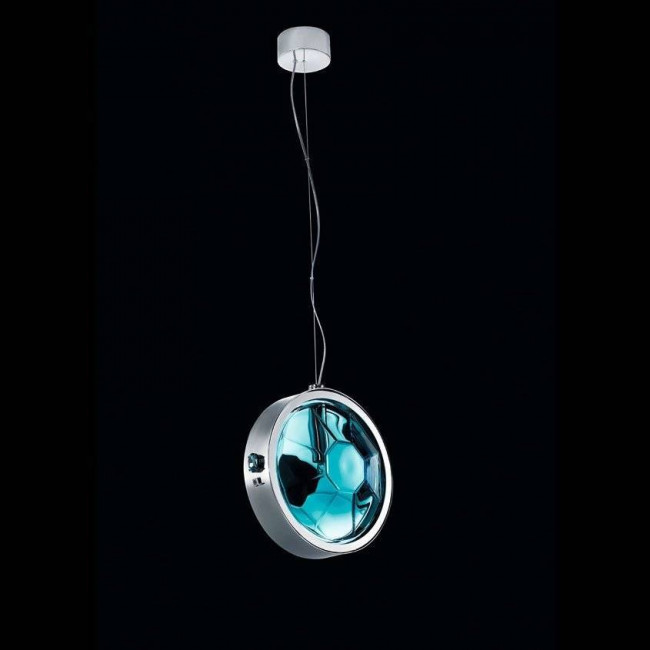 Подвесной светильник Beby Group Stone 5150E03 Chrome Turquoise Подвесной светильник Beby Group Stone 5150E03 Chrome Turquoise