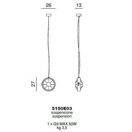 Подвесной светильник Beby Group Stone 5150E03 Chrome Turquoise Подвесной светильник Beby Group Stone 5150E03 Chrome Turquoise