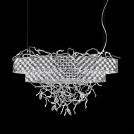 Подвесной светильник IDL Groovy 464/6 pure steel Подвесной светильник IDL Groovy 464/6 pure steel