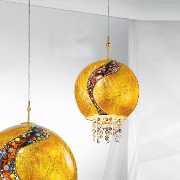 Подвесной светильник Kolarz Luna Kiss 0392.31M.3.Ki.Au+0392.SetM.3.ETGn Подвесной светильник Kolarz Luna Kiss 0392.31M.3.Ki.Au+0392.SetM.3.ETGn