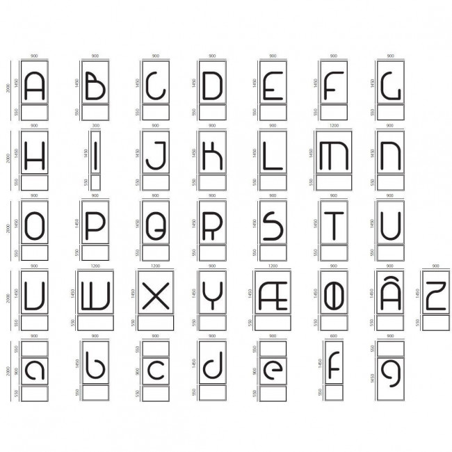 Настенный светильник Artemide Alphabet 1201J00A Настенный светильник Artemide Alphabet 1201J00A