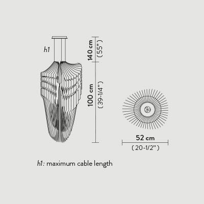 Подвесной светильник Slamp Avia SUSPENSION M TURQUOISE AVI84SOS0002D_000 Подвесной светильник Slamp Avia SUSPENSION M TURQUOISE AVI84SOS0002D_000