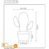 Настольная лампа Lucide Cactus 13813/02/31