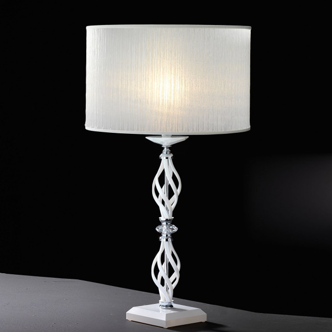 Настольная лампа Euroluce Alicante LG1 silver White Настольная лампа Euroluce Alicante LG1 silver White