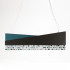 Подвесной светильник Euroluce Horizon lux 66 Black/Teal Sw Подвесной светильник Euroluce Horizon lux 66 Black/Teal Sw