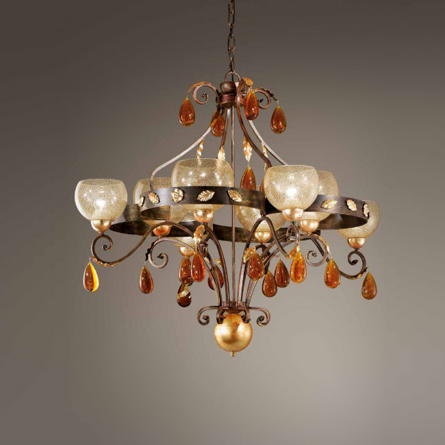 Люстра MM Lampadari Ambra 6418/8 V2166 Люстра MM Lampadari Ambra 6418/8 V2166