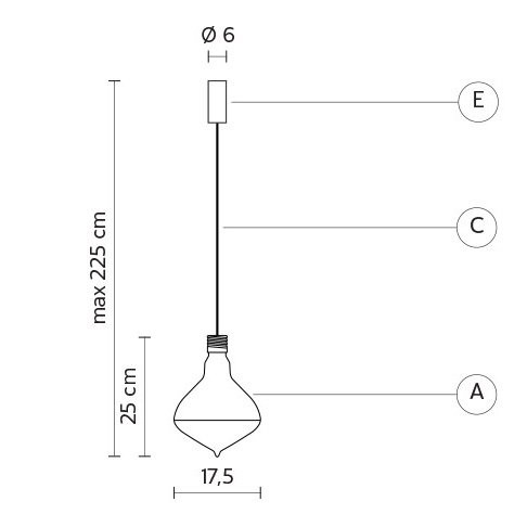 Подвесной светильник Karman Makeup SE123 5T INT Подвесной светильник Karman Makeup SE123 5T INT