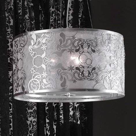 Подвесной светильник Masca Cashmere 1868/3 Argento/Glass 587